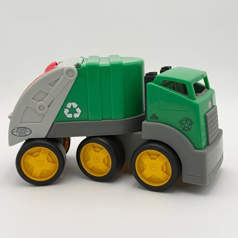 Little Tikes Rugged Riggz Green Recycling Truck Articulated